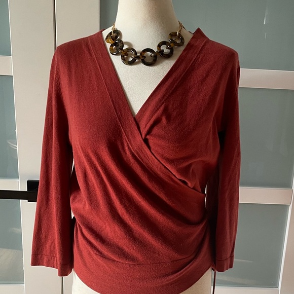 Boden wrap sweater cardigan US 12 - Picture 2 of 4